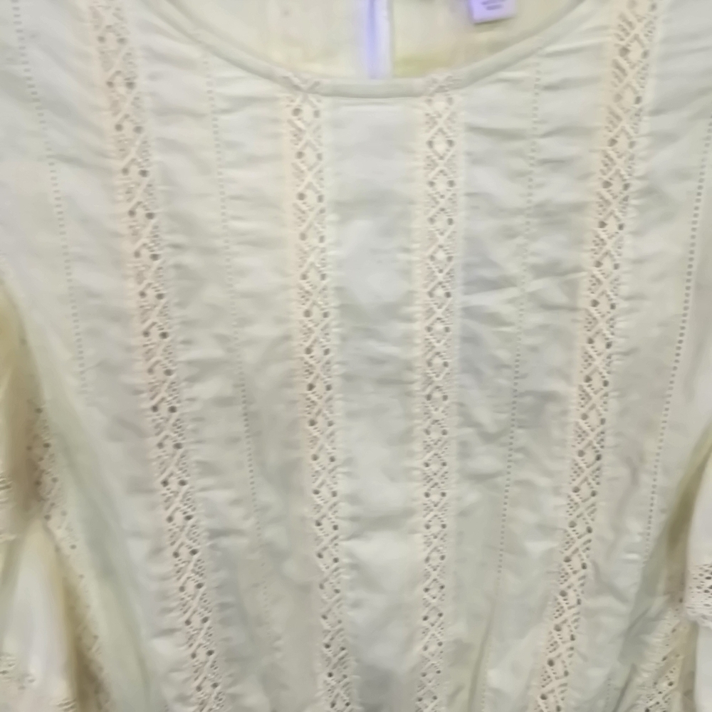 Chelsea & Violet Bekah 100% Cotton Lace Short Sleeve Resort Summer Dress Size XL - Picture 4 of 15